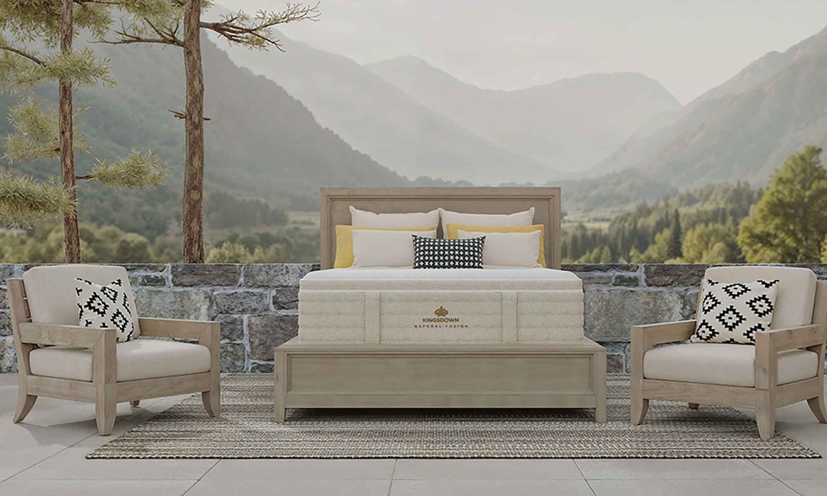 Kingsdown Natural Fusion Collection bedroom hero